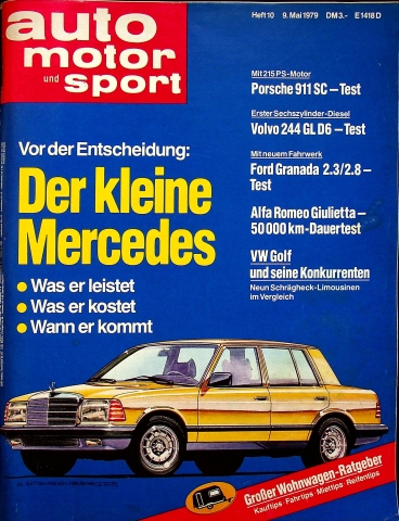 Deckblatt Auto Motor und Sport (10/1979)